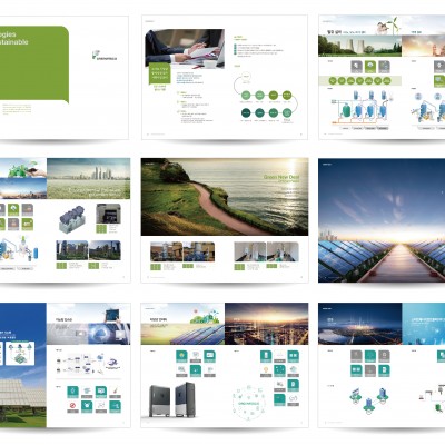 그린훼스코(주)기업 온라인 상페페이지 및 오프라인 홍보물